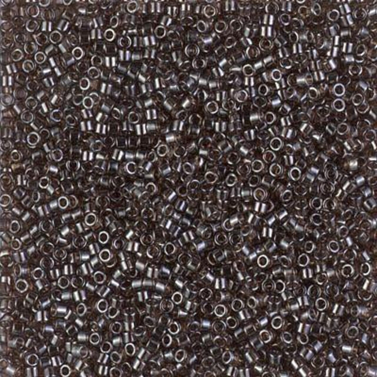 Miyuki Delica Bead 11/0, DB1892, Transparent Sable Brown Luster, 5 grams